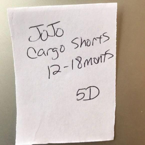 Jojo Mamane BeBe Navy Blue Infant Cargo shorts new - Picture 8 of 8